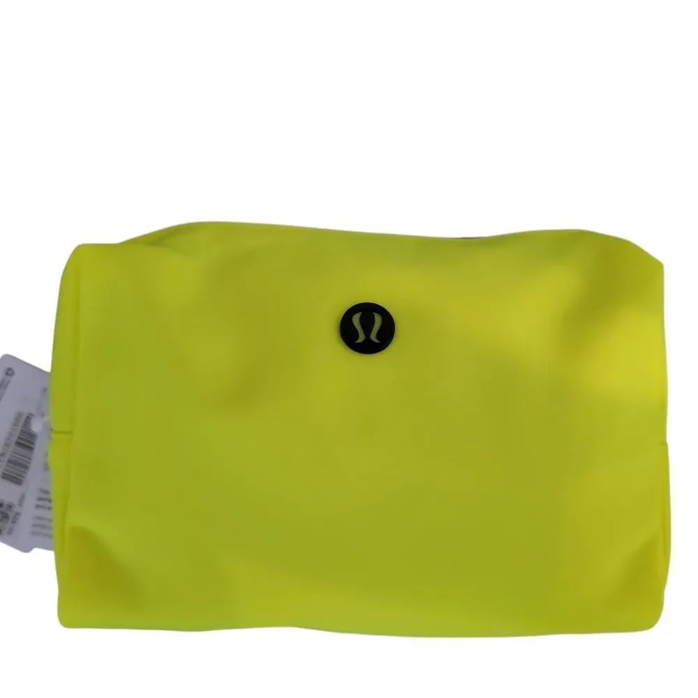 lululemon athletica | Bags | Lululemon Athleticaneon Yellow Cosmetic Bag |  Poshmark